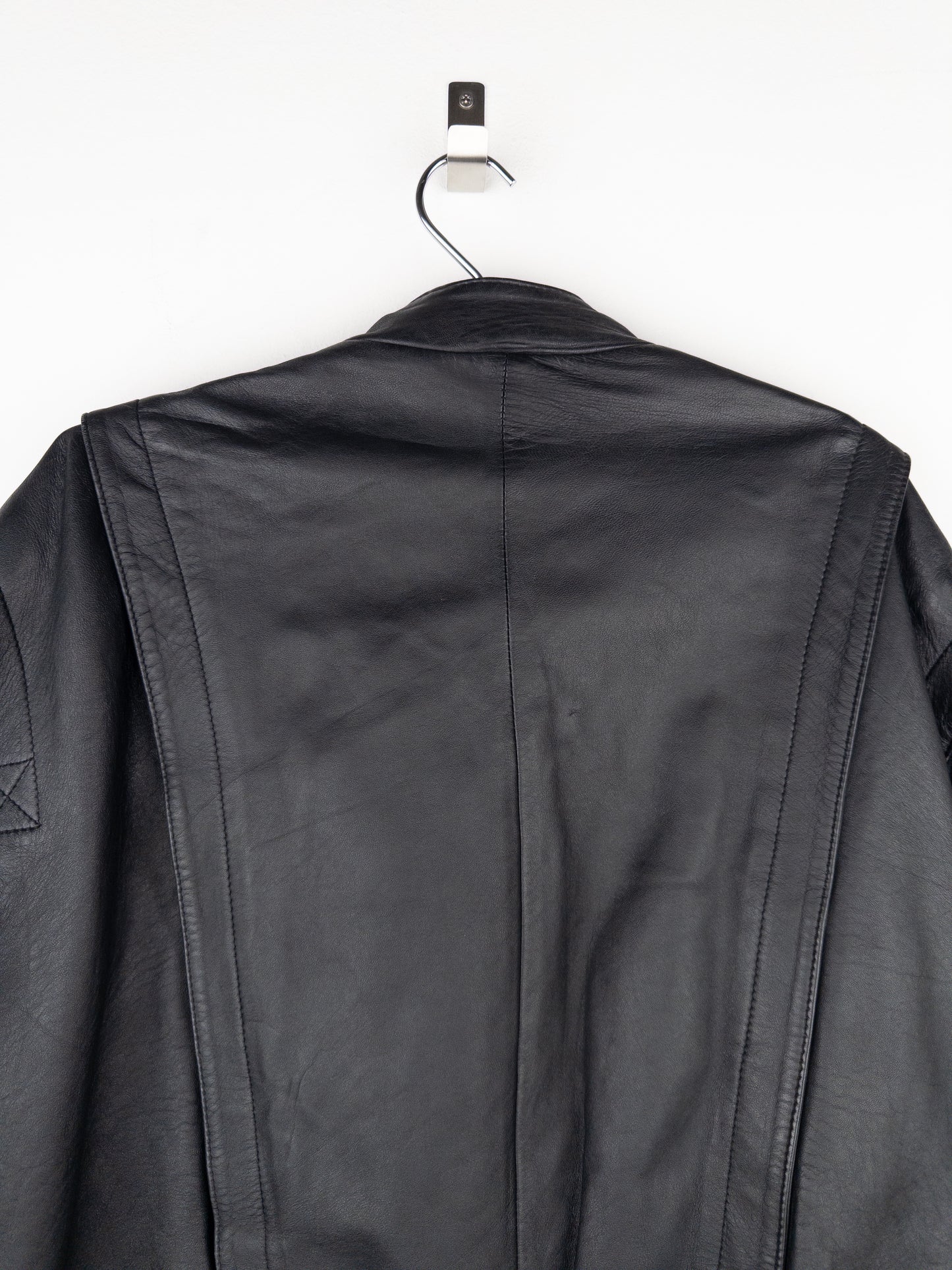Yves Saint Laurent 1980s Leather Flight Bomber Jacket