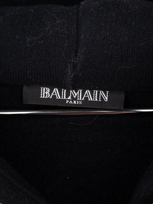 Balmain by Olivier Rousteing 2010s Leather Biker Zip-Hoodie – photo 6