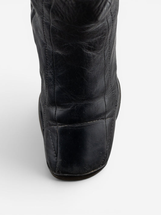 Prada AW99 Square Toe Biker Moto Sports Ankle Boots – photo 7