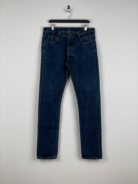 Rick Owens DRKSHDW SS16 'Cyclops' Torrence Cut Denim Jeans