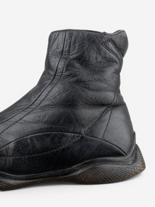Prada AW99 Square Toe Biker Moto Sports Ankle Boots – photo 8