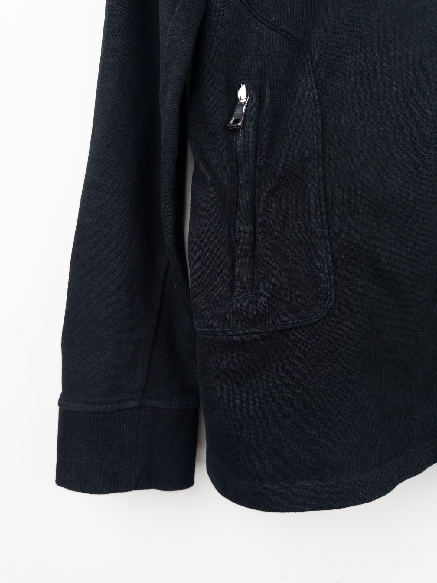 Balmain by Olivier Rousteing 2010s Biker Quarter-Zip Hoodie