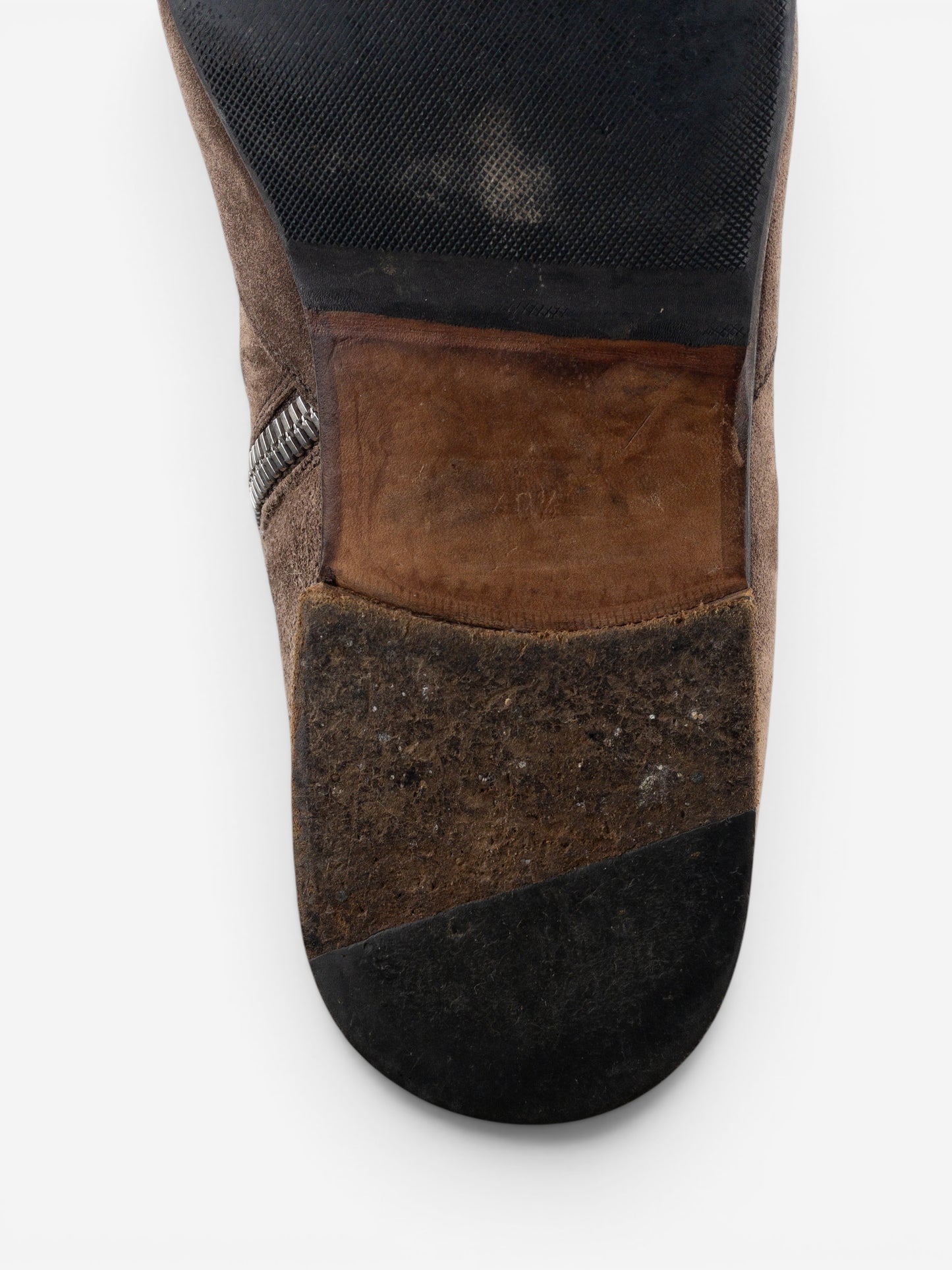 Yves Saint Laurent Rive Gauche by Tom Ford 1990s Suede Zip Ankle Boots – photo 10