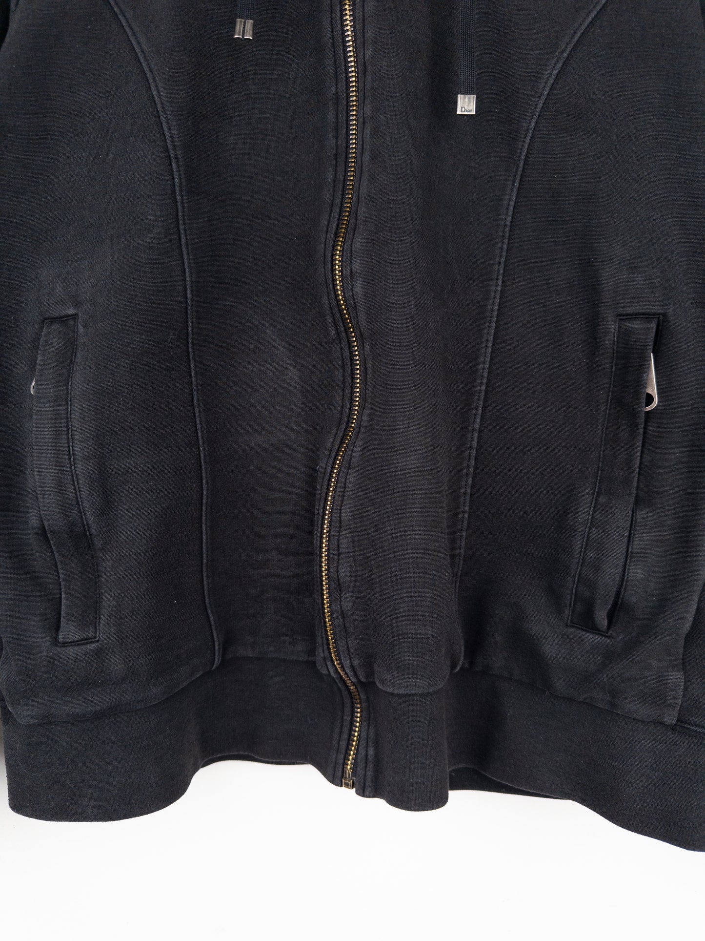 Dior Homme by Hedi Slimane SS04 Panelled Bee Zip Hoodie