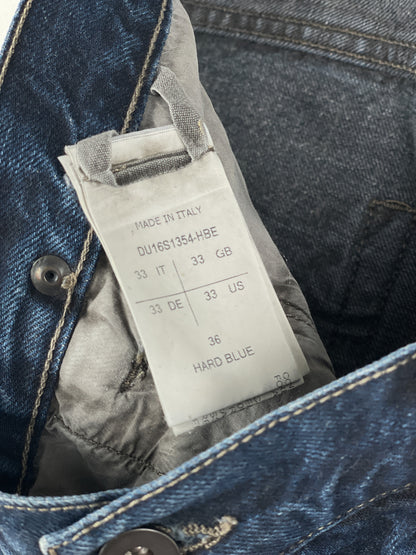 Rick Owens DRKSHDW SS16 'Cyclops' Torrence Cut Denim Jeans
