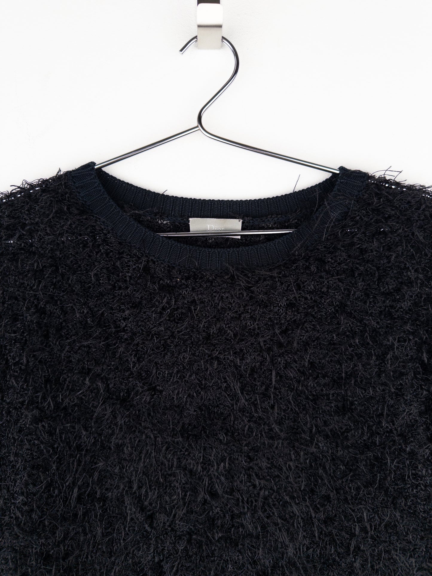 Dior Homme by Kris van Assche SS09 Fuzzy Boucle Knit Sweater