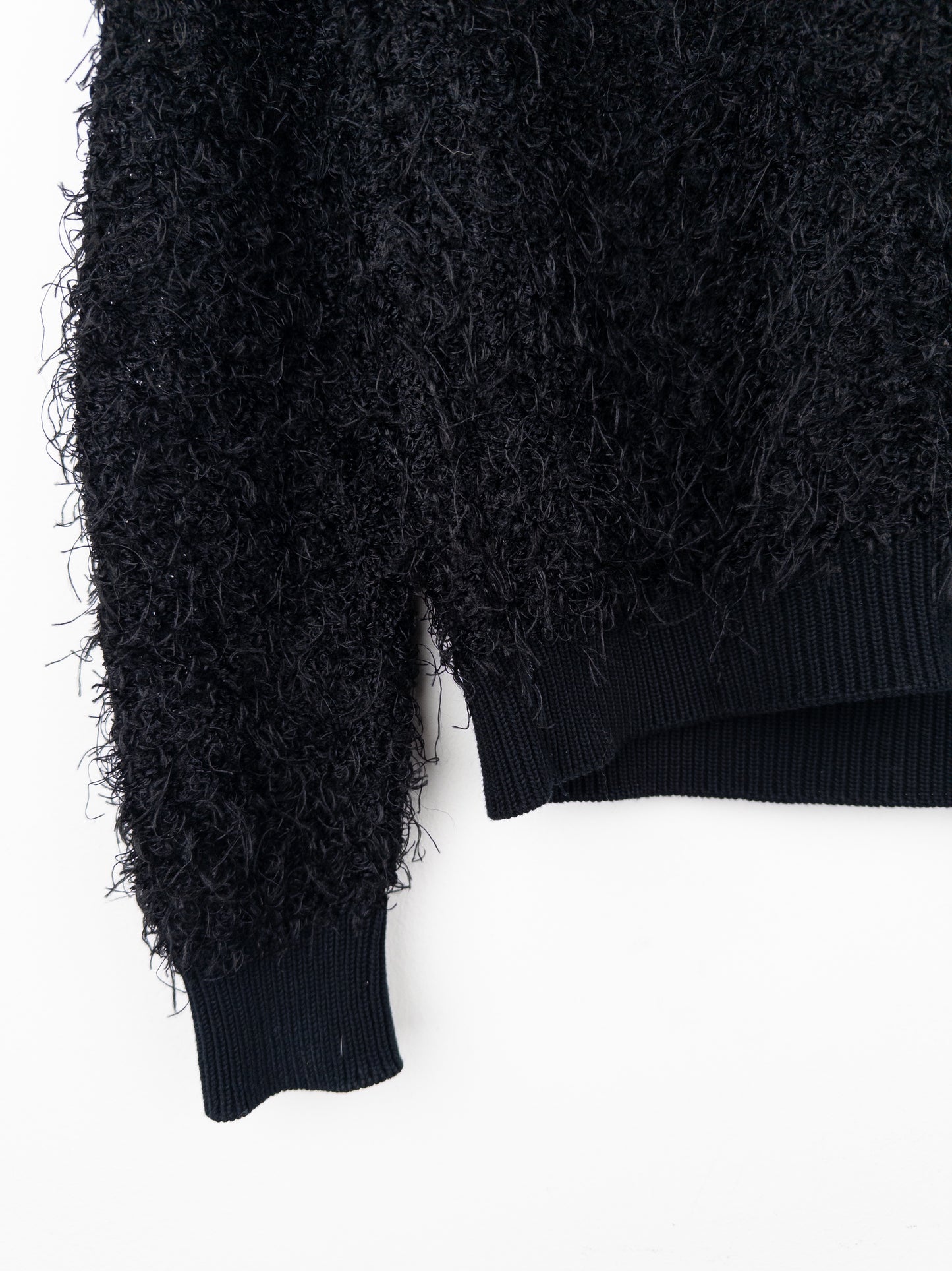 Dior Homme by Kris van Assche SS09 Fuzzy Boucle Knit Sweater