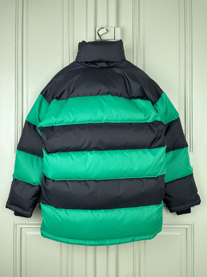 Balenciaga AW18 Oversize Striped Down Puffer Jacket