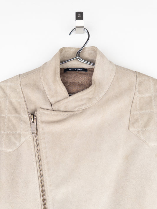 Gucci by Tom Ford 2000s Quilted Suede Perfecto Biker Jacket – photo 4