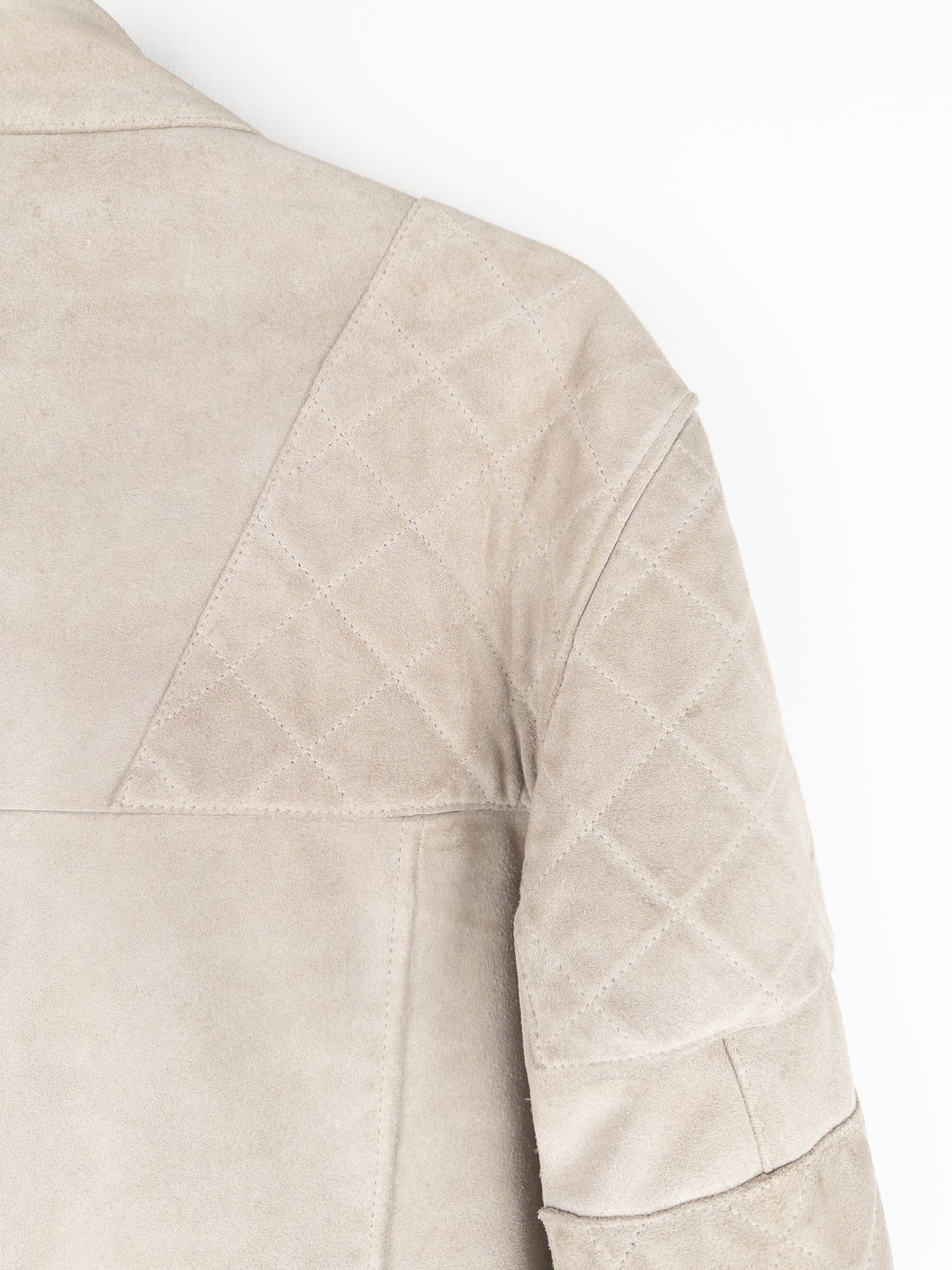 Gucci by Tom Ford 2000s Quilted Suede Perfecto Biker Jacket