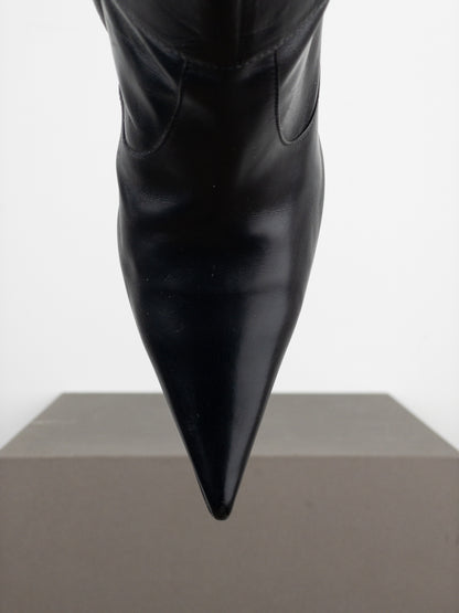 Dior by Galliano 2000s ‘Diva’ Buckle Ankle Heel Boots