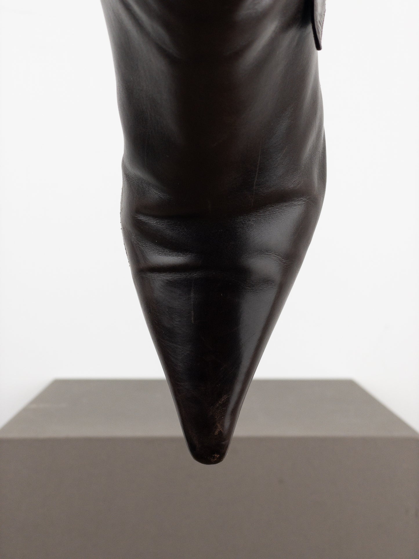 Dior by Galliano SS02 ‘Street Chic’ Buckle Ankle Heel Boots