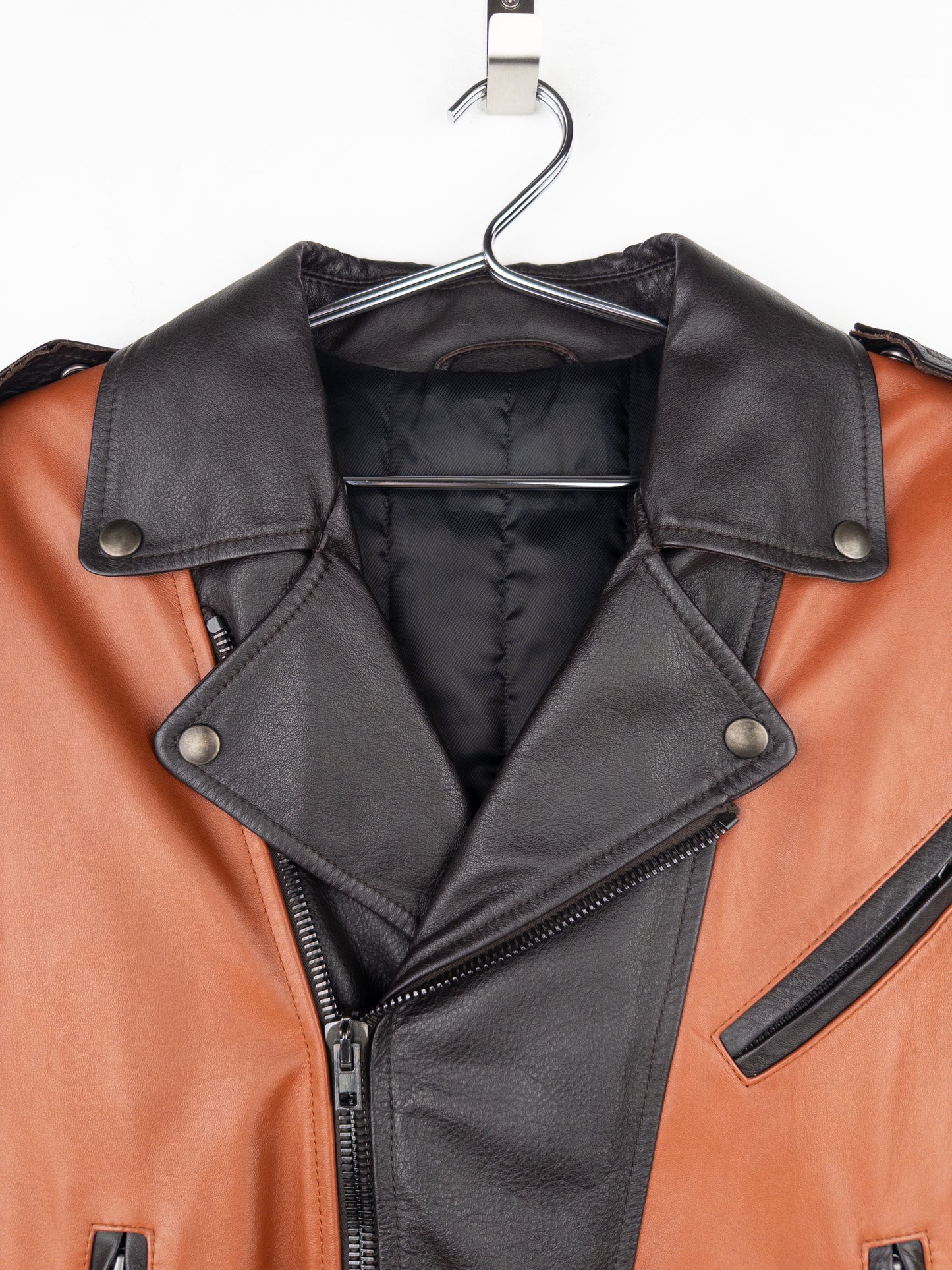 Maison Margiela 2000s Perfecto Panel Leather Biker Jacket