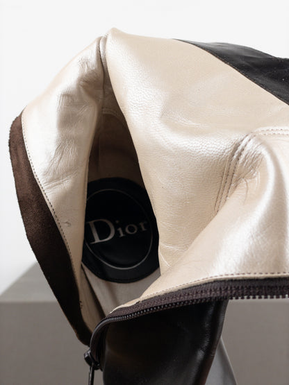 Dior by Galliano SS02 ‘Street Chic’ Buckle Ankle Heel Boots