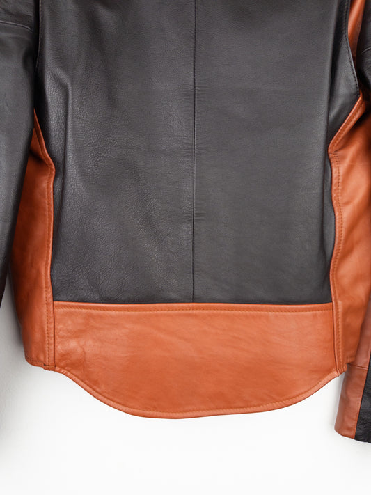Maison Margiela 2000s Perfecto Panel Leather Biker Jacket – photo 6