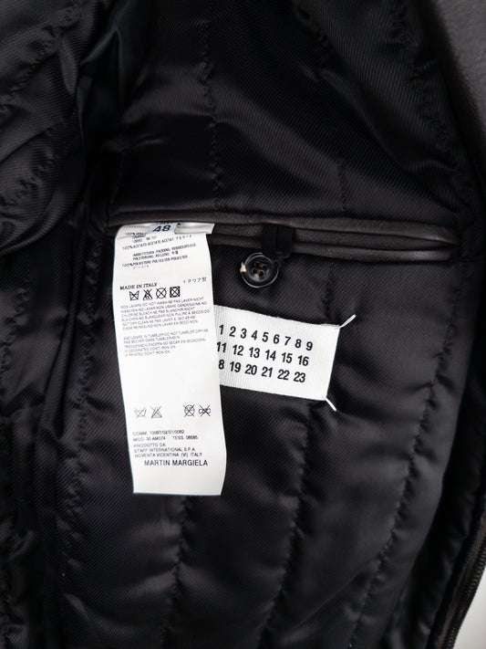 Maison Margiela 2000s Perfecto Panel Leather Biker Jacket – photo 7