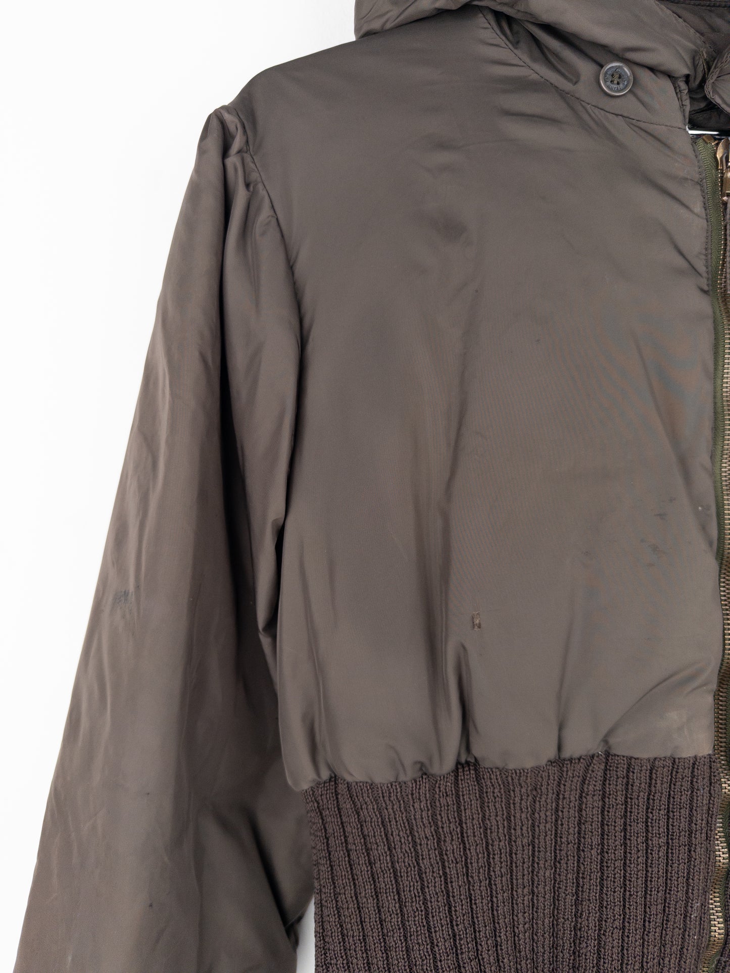 Jean Paul Gaultier 1990s Cropped Puffer Bomber Jacket