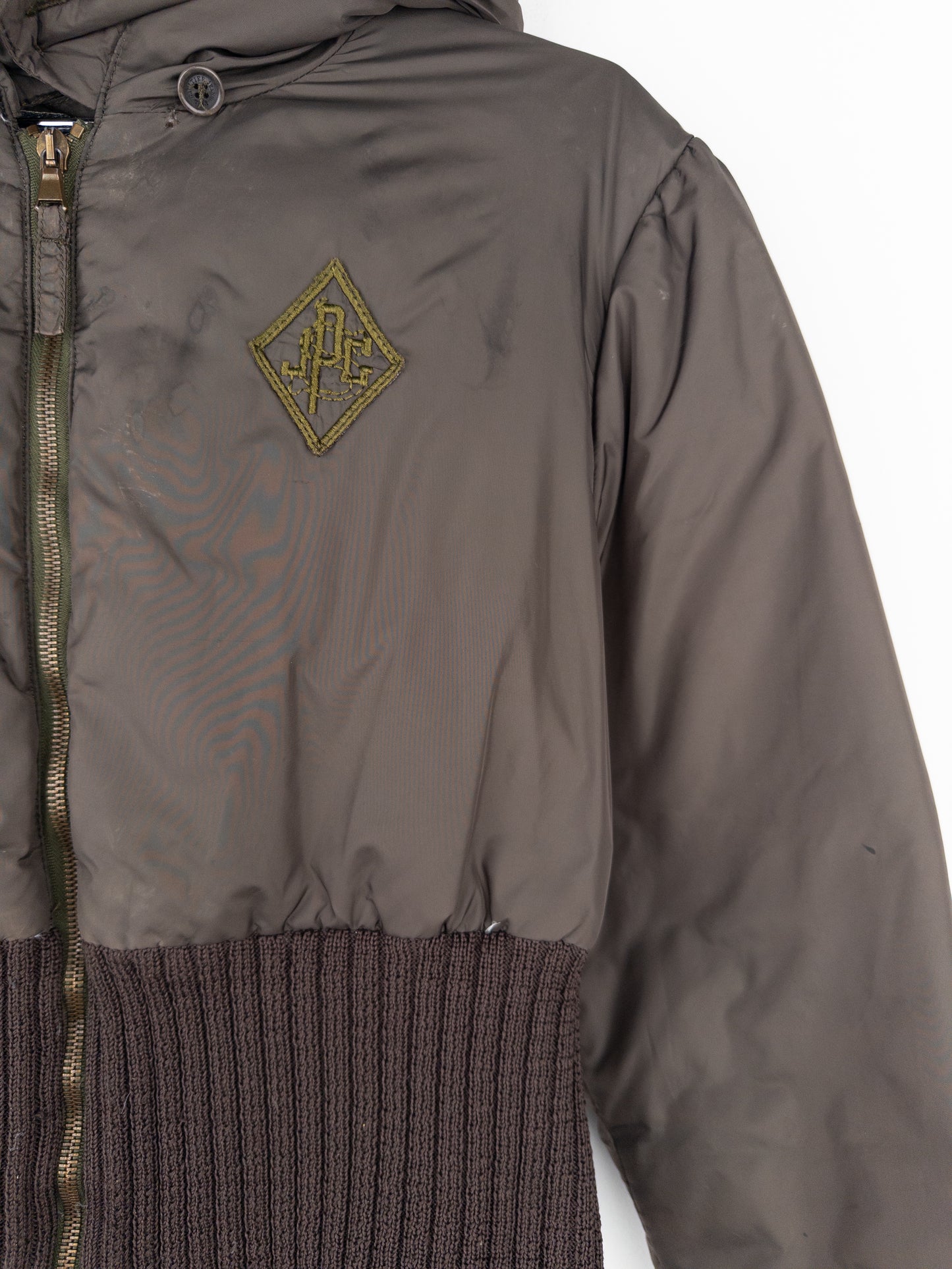 Jean Paul Gaultier 1990s Cropped Puffer Bomber Jacket