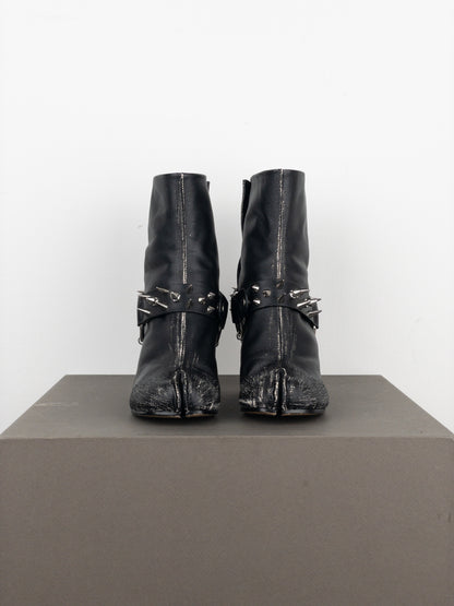 Maison Margiela SS20 Studded ‘Punk’ Tabi Ankle Heel Boots