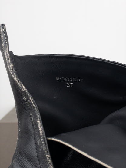 Maison Margiela SS20 Studded ‘Punk’ Tabi Ankle Heel Boots