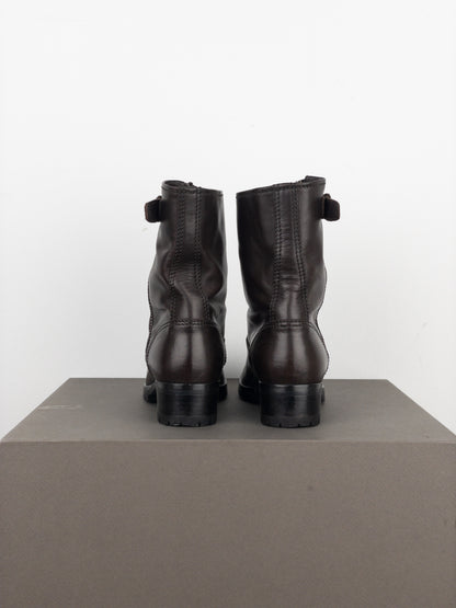 Prada AW99 Lugsole Biker Ankle Work Boots