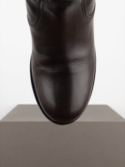 Prada AW99 Lugsole Biker Ankle Work Boots