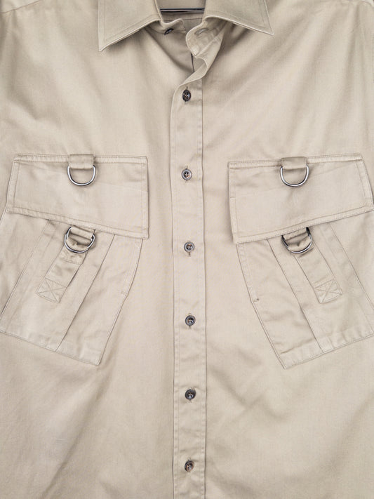 Gucci by Tom Ford SS99 Bondage Cargo Safari Military Button-Up Shirt – photo 4