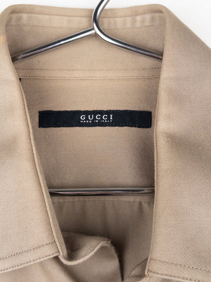 Gucci by Tom Ford SS99 Bondage Cargo Safari Military Button-Up Shirt
