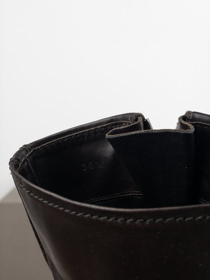 Prada AW99 Lugsole Biker Ankle Work Boots