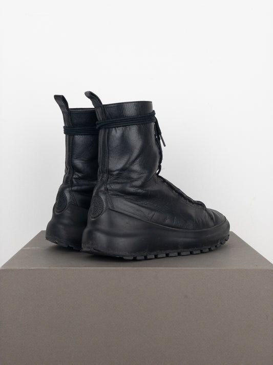 Stone Island ‘Ecco’ Zipper Combat Boots