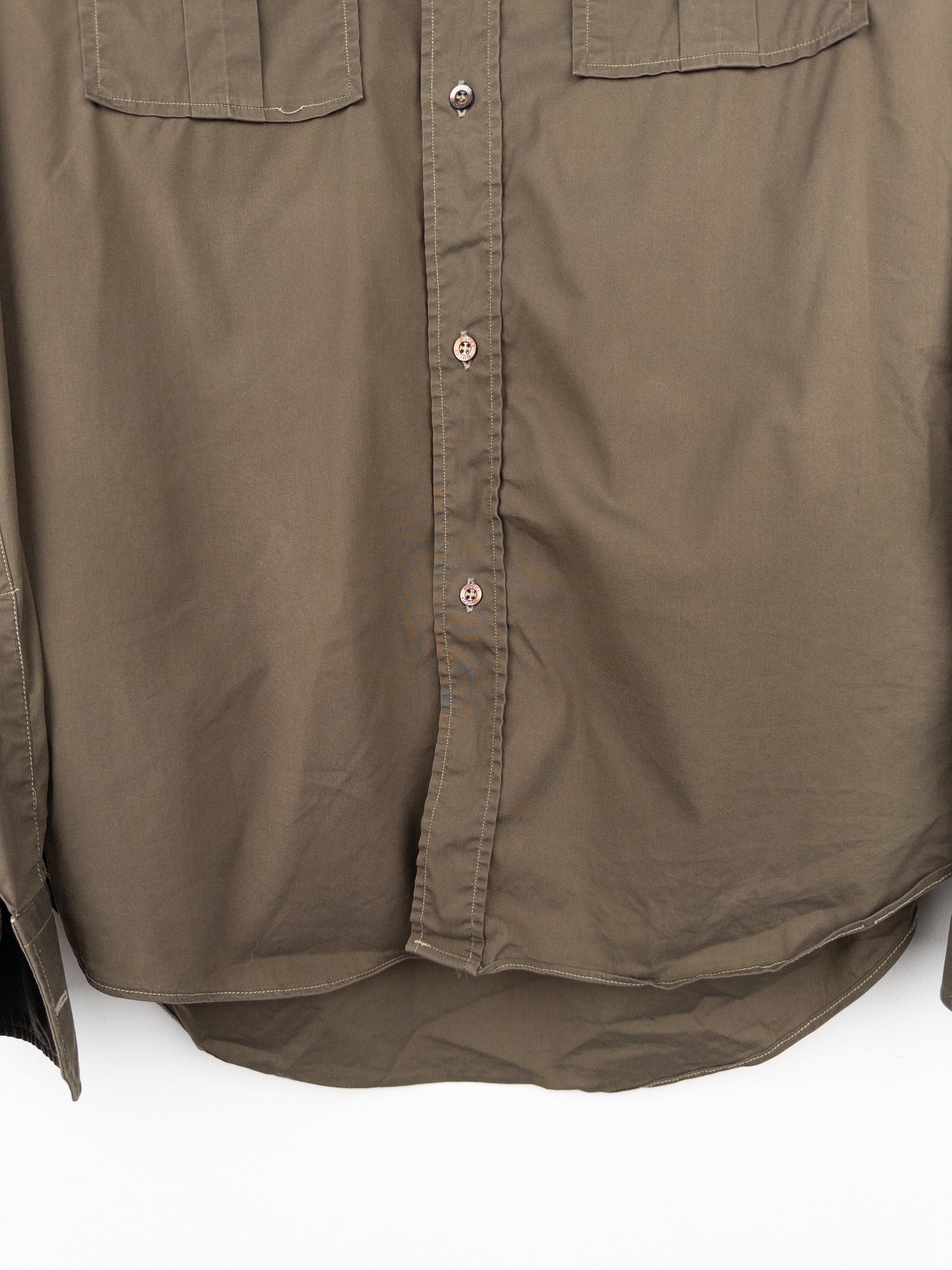 Gucci by Tom Ford SS97 Military Cargo Pocket Button-Up Shirt