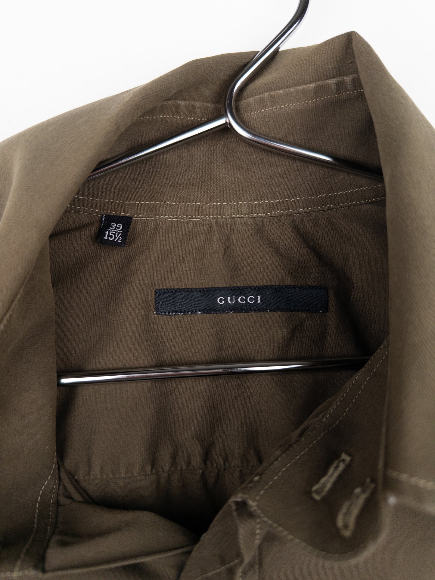 Gucci by Tom Ford SS97 Military Cargo Pocket Button-Up Shirt