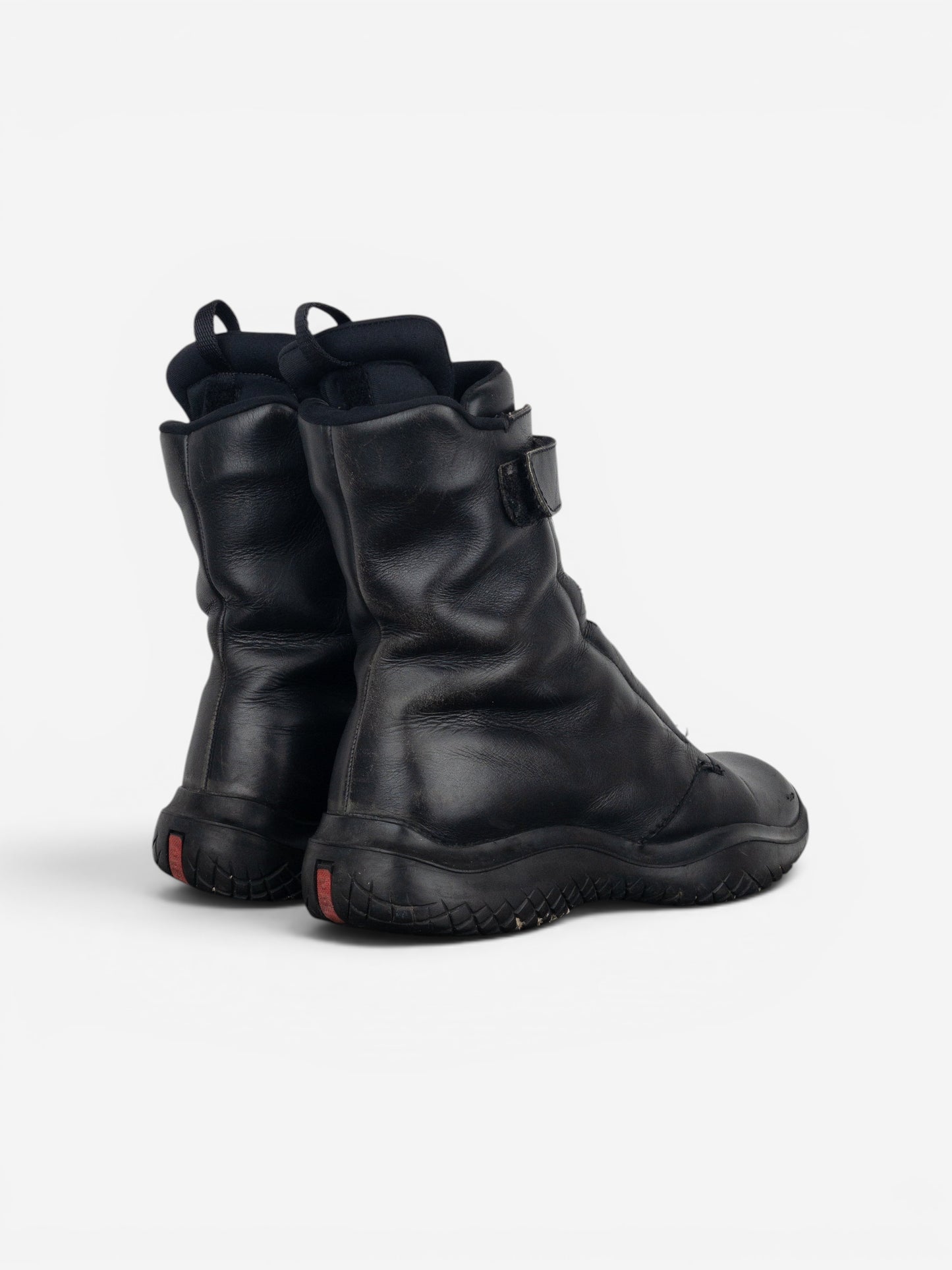 Prada AW99 Square Toe Vibram Combat Boots