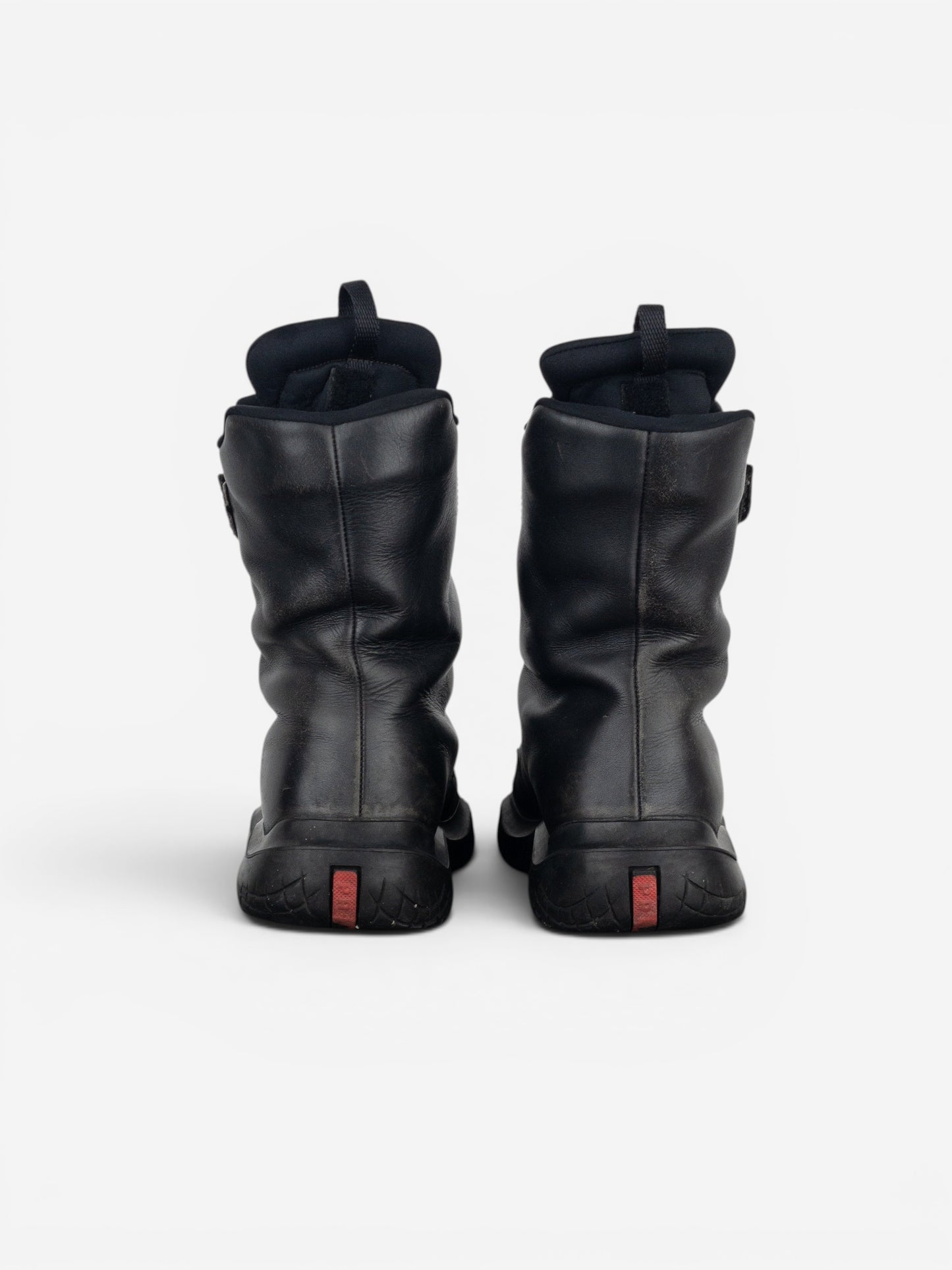 Prada AW99 Square Toe Vibram Combat Boots