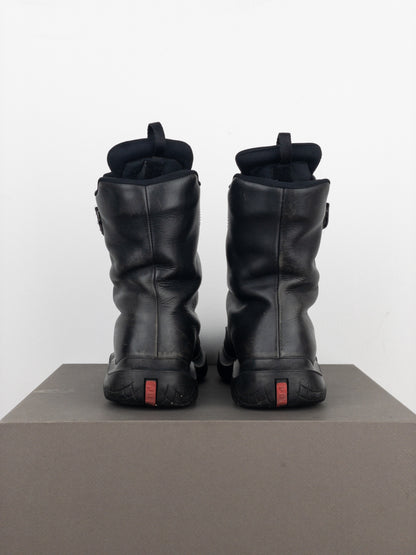 Prada AW99 Square Toe Vibram Combat Boots