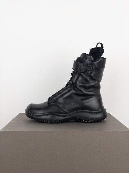 Prada AW99 Square Toe Vibram Combat Boots