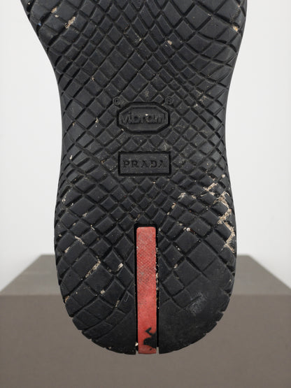 Prada AW99 Square Toe Vibram Combat Boots