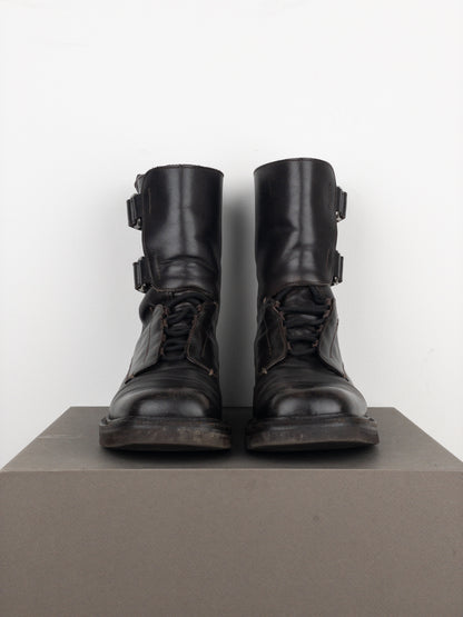 Prada AW99 Square Toe Combat Boots