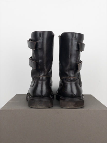 Prada AW99 Square Toe Combat Boots