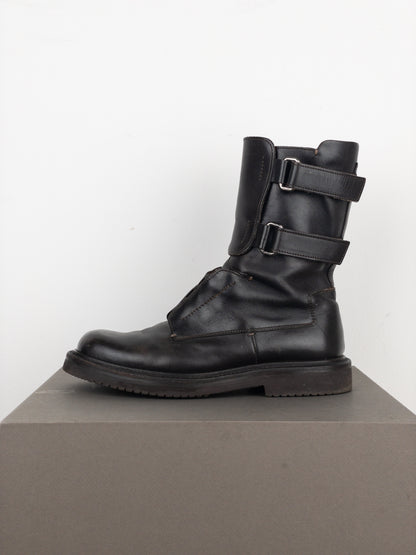 Prada AW99 Square Toe Combat Boots