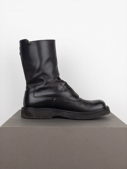 Prada AW99 Square Toe Combat Boots