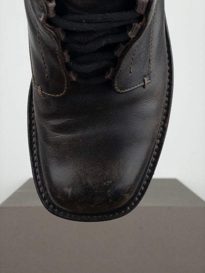 Prada AW99 Square Toe Combat Boots