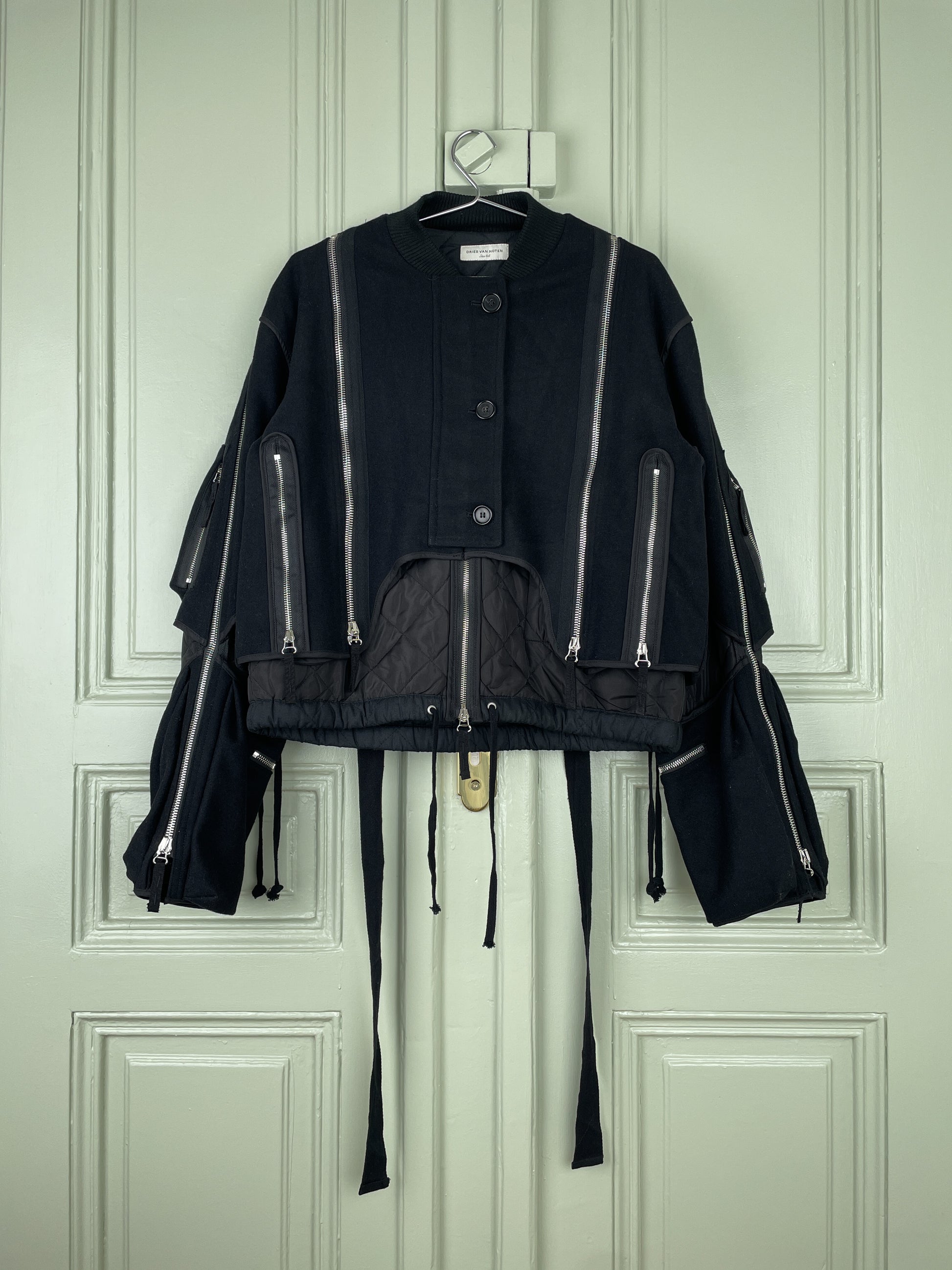 Dries van Noten AW14 Backzip Bomber Jacket - Main Image