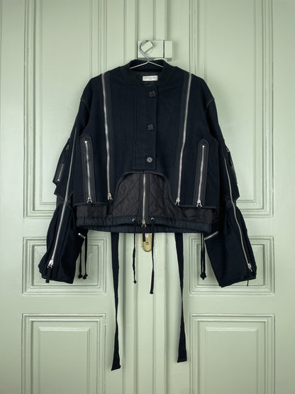 Dries van Noten AW14 Backzip Bomber Jacket