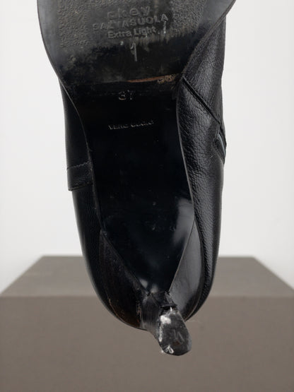 Prada 2000s Pointed-Toe Western Ankle Heel Boots