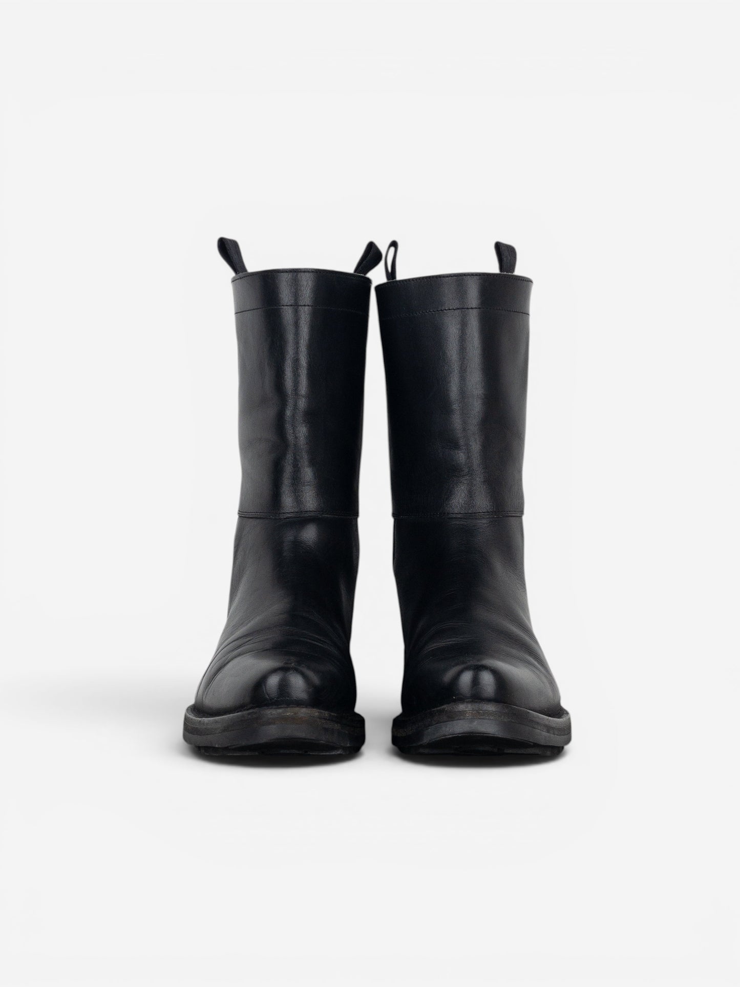 Miu Miu AW01 Pointed-Toe ‘Peco’ Biker Combat Boots – photo 5