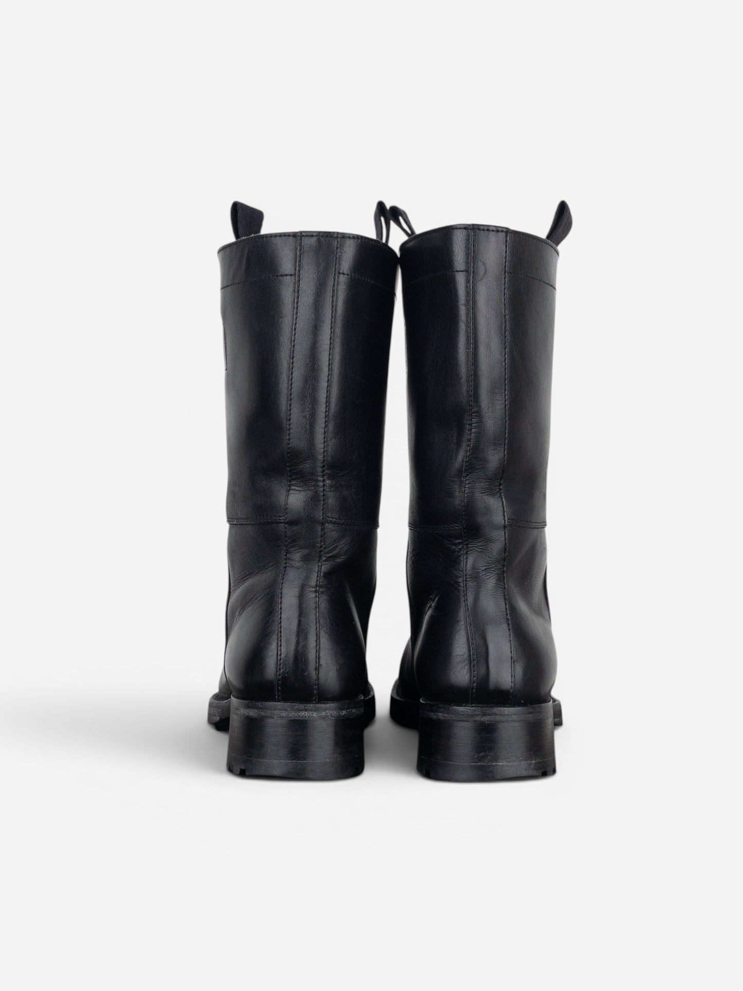 Miu Miu AW01 Pointed-Toe ‘Peco’ Biker Combat Boots – photo 6