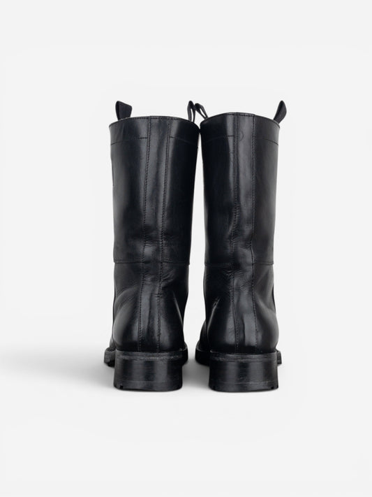 Miu Miu AW01 Pointed-Toe ‘Peco’ Biker Combat Boots – photo 6