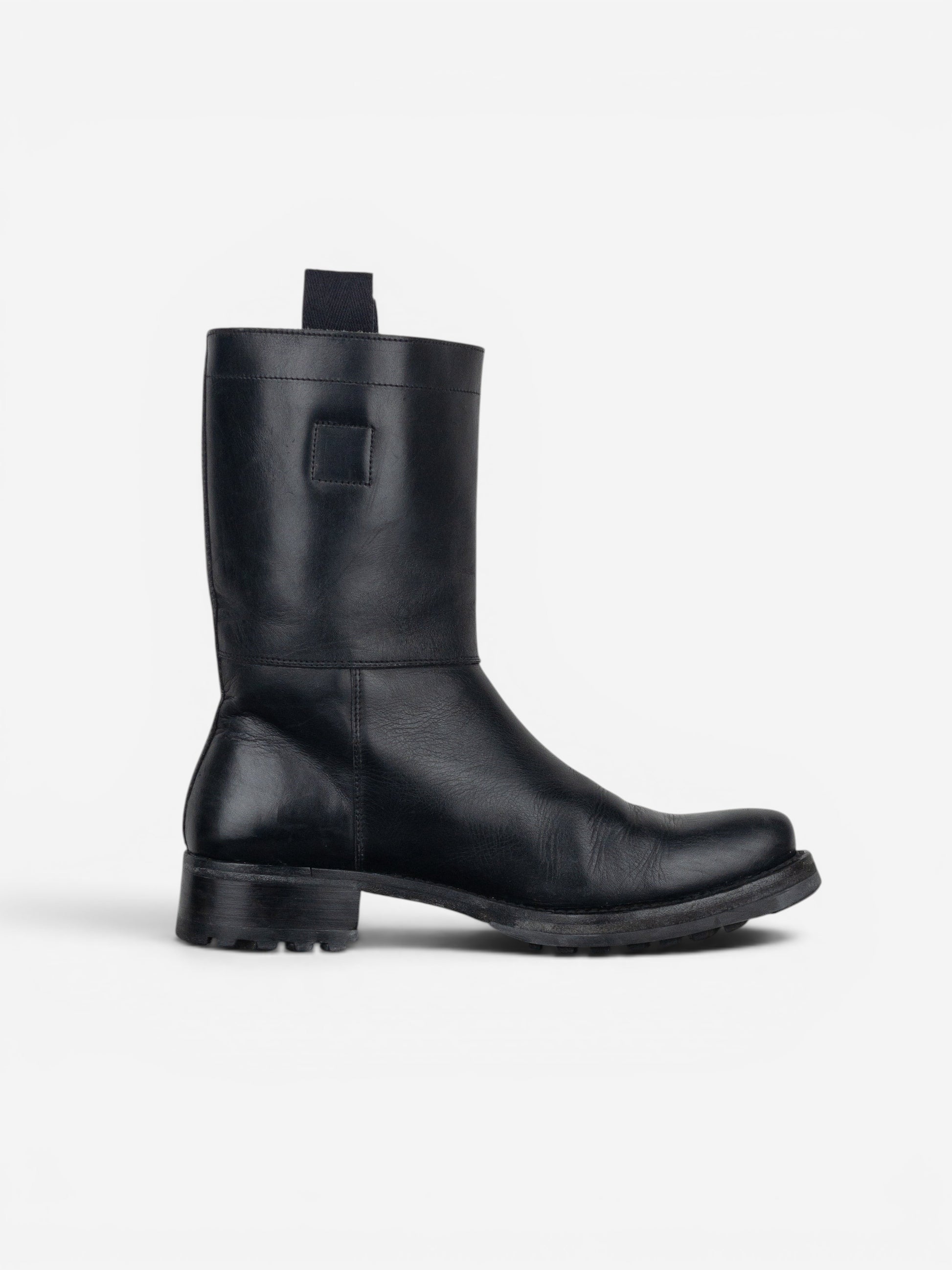 Miu Miu AW01 Pointed-Toe ‘Peco’ Biker Combat Boots – photo 4