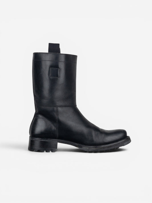 Miu Miu AW01 Pointed-Toe ‘Peco’ Biker Combat Boots – photo 4